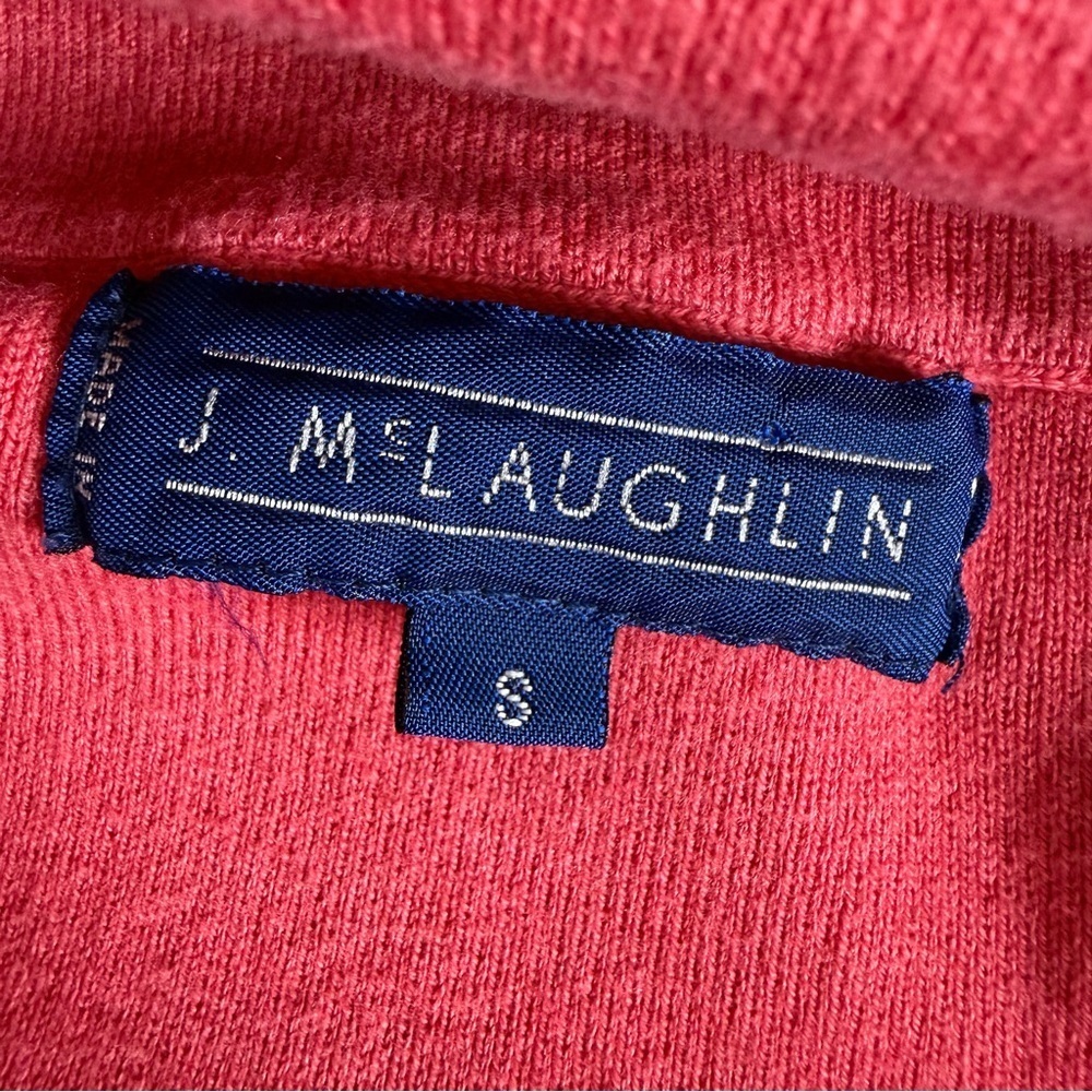 J Mclaughlin Off Shoulder Top Cotton and Silk Pink Raspberry small - Picture 5 of 6
